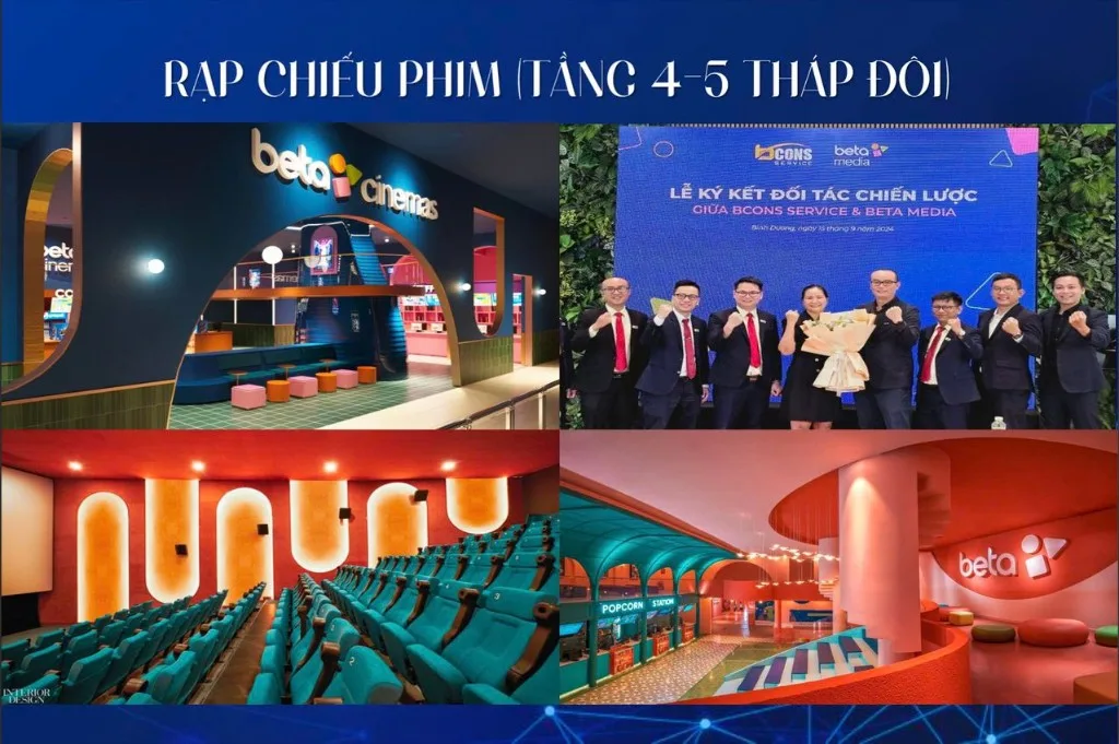 Rạp chiếu phim Beta Cinemas tại hệ sinh thái Bcons