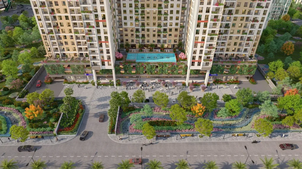 Công viên và cảnh quan xanh nội khu