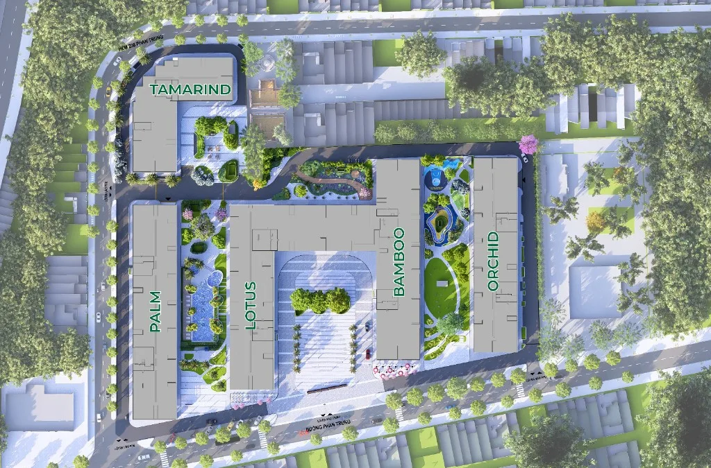 Mặt bằng Bcons Central Park – Tổng thể