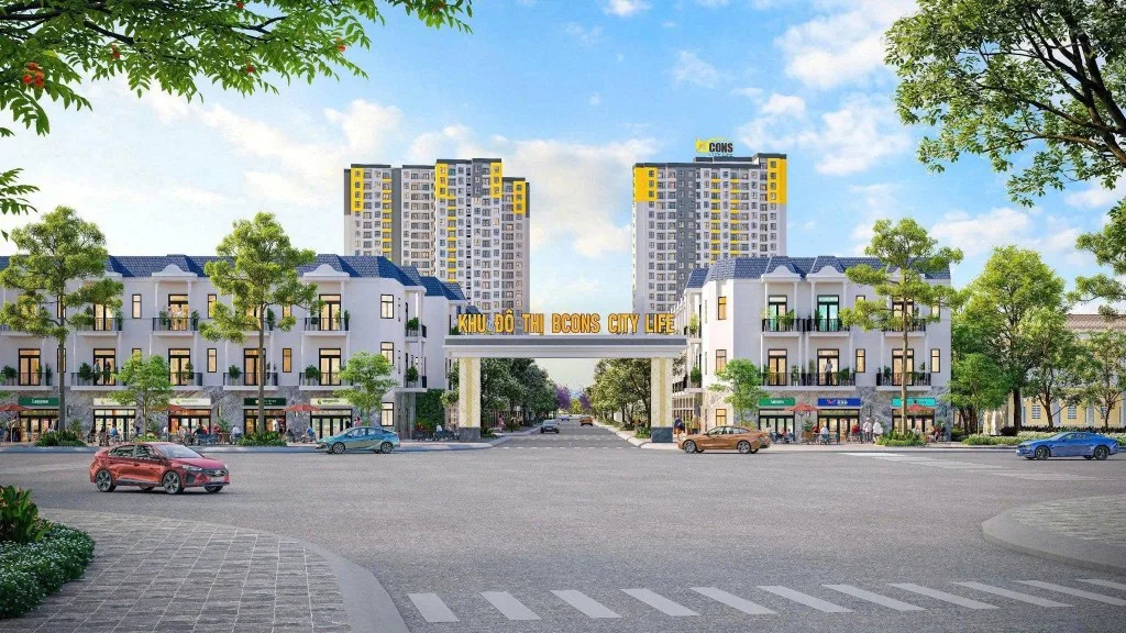 Cổng khu đô thị – Bcons City Life