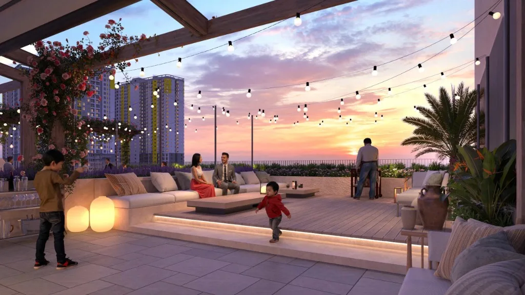 Tiện ích Bcons Aria – Rooftop BBQ & lounge