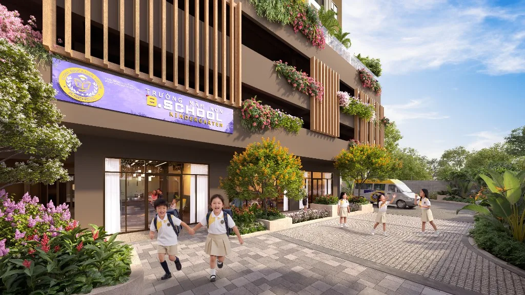 Tiện ích Bcons Aria – Trường mầm non B.School